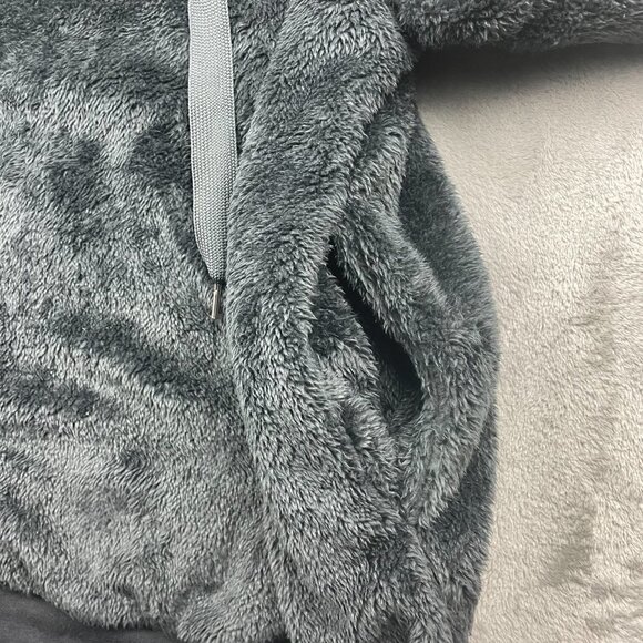 Hoodie Pullover Half Zip Fleece Jacket Women's Large - Picture 3 of 7